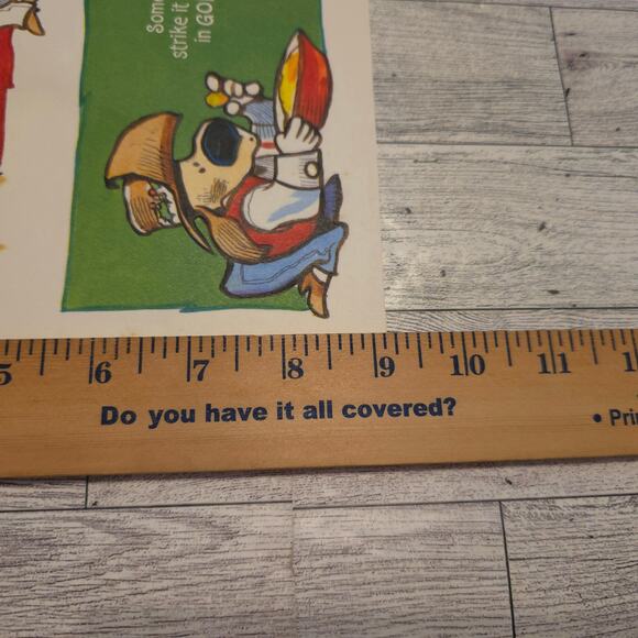 Vintage Hallmark Christmas Card Wife No Envelope - Picture 9 of 10